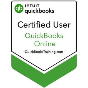 QuickBooks Online Certified User badge